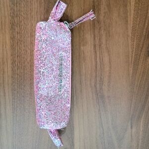 Victoria's Secret Pink Glitter Cosmetic Bag